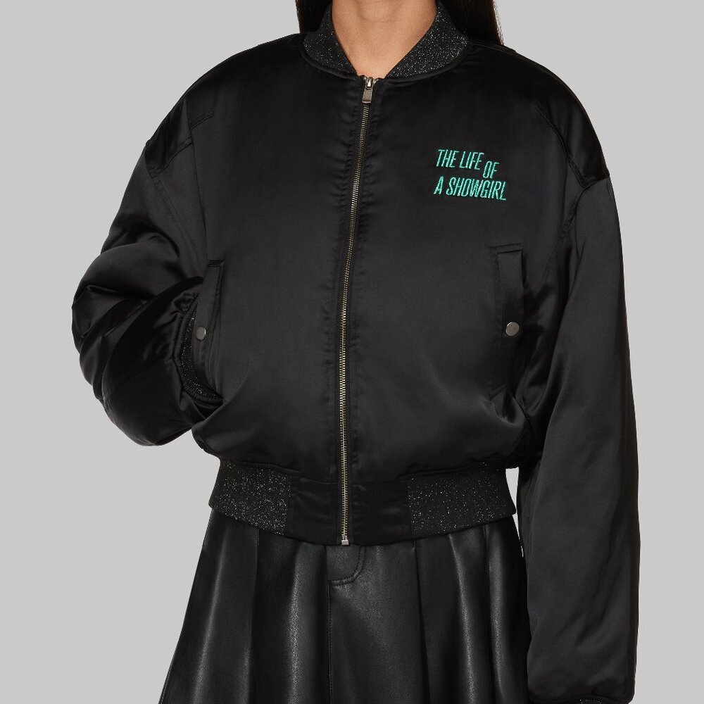 NEW Taylor Swift The Life of a Showgirl Wi$hli$t Bomber Jacket Size Large